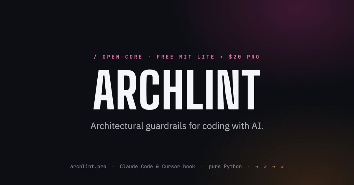 Archlint social preview