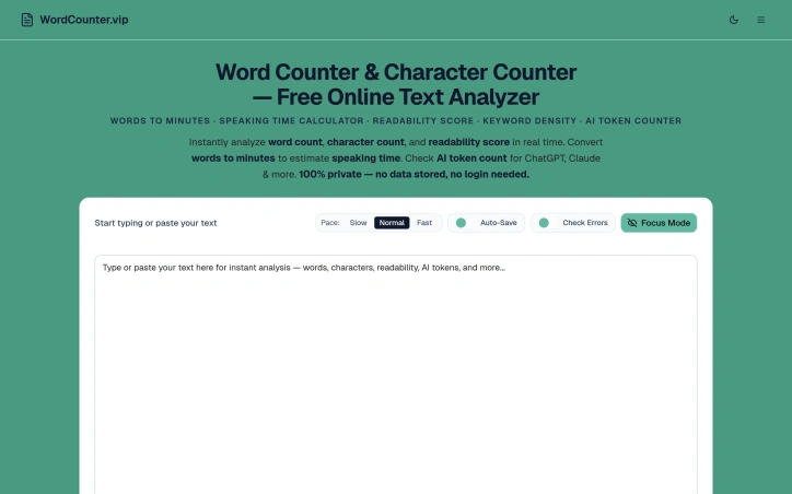 Word Counter preview