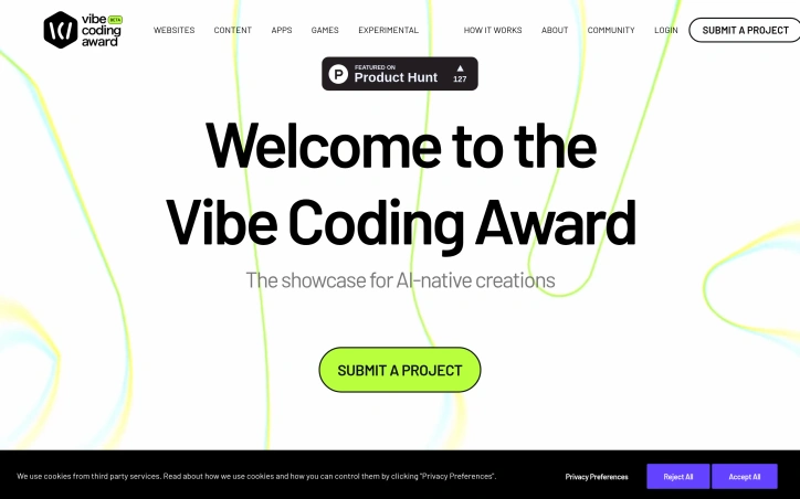 Vibe Coding Award preview
