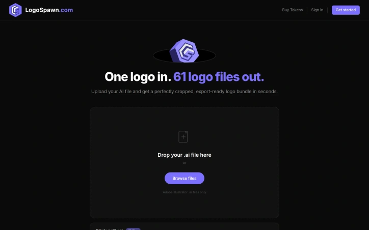 Preview of LogoSpawn.com