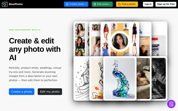 Preview of NeoPhoto.ai