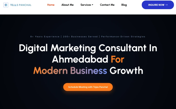 Preview of Tejas Panchal - Digital Marketing Consultant in Ahmedabad