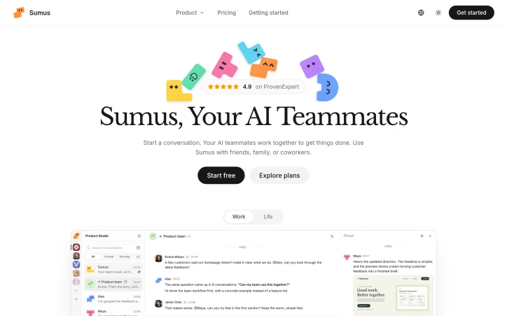 Preview of Sumus AI