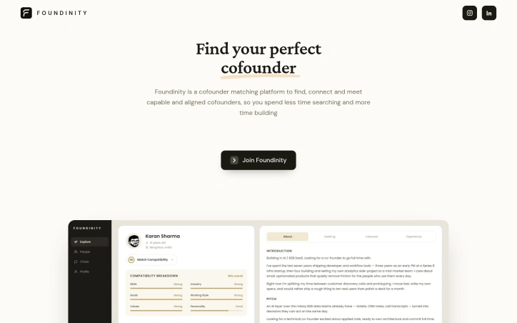 Preview of Foundinity