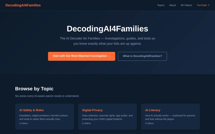Preview of Decoding AI for Families