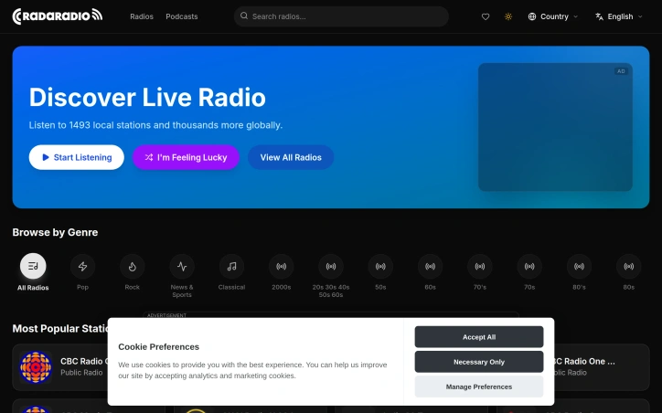 RadaRadio preview