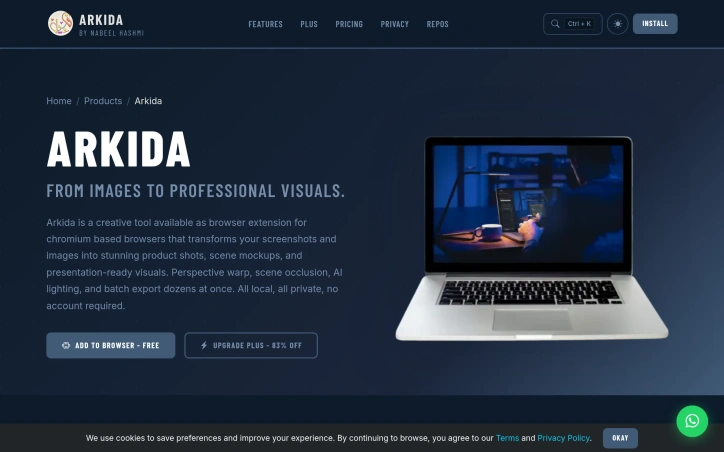 Preview of Arkida Mockups and Product Shots