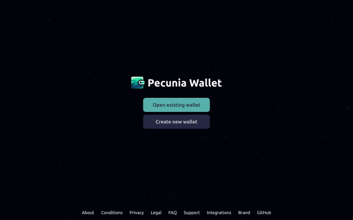 Preview of Pecunia Wallet