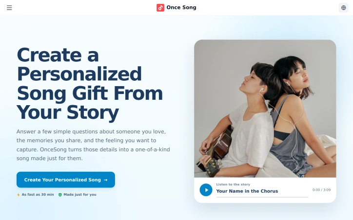 Preview of OnceSong