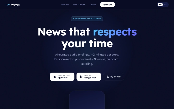 Preview of Waves News