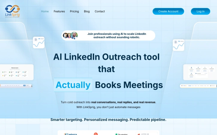 LinkSprig - AI Lead Generator Tool preview