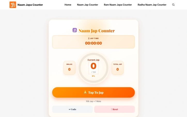 Preview of Naam Japa Counter