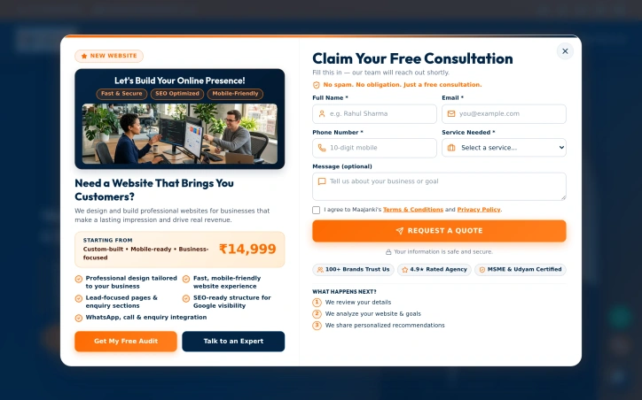 Preview of MaaJanki Web Tech