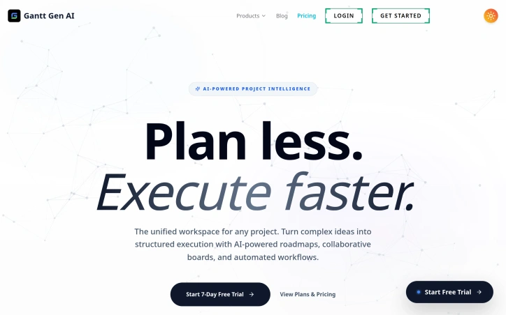 Preview of Gantt Gen AI