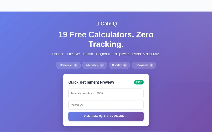 CalcIQ preview