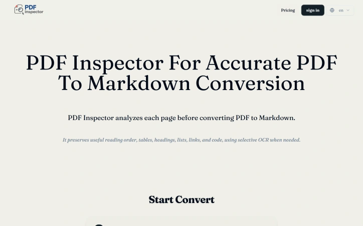 Preview of PDF Inspector