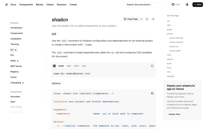 shadcn CLI 3.0 and MCP Server preview
