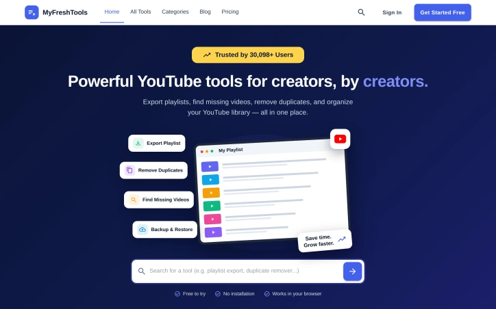 Preview of MyFreshTools