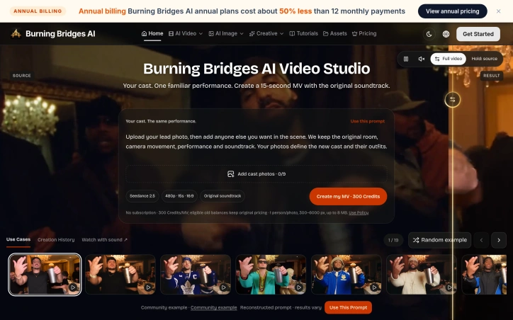 Preview of Burning Bridges AI