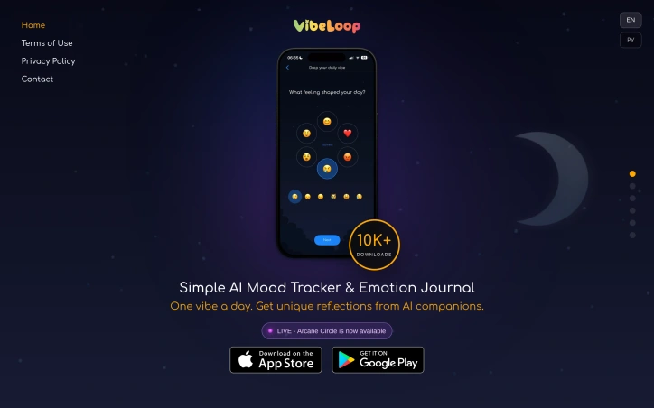 VibeLoop: AI Mood Journal preview