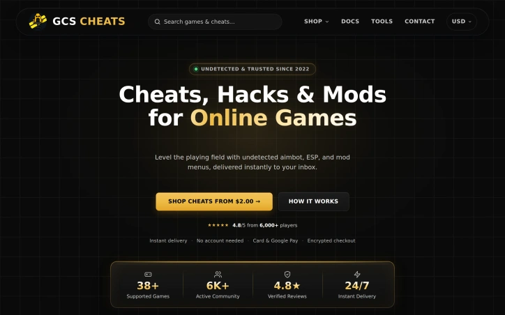 Preview of GCS Cheats