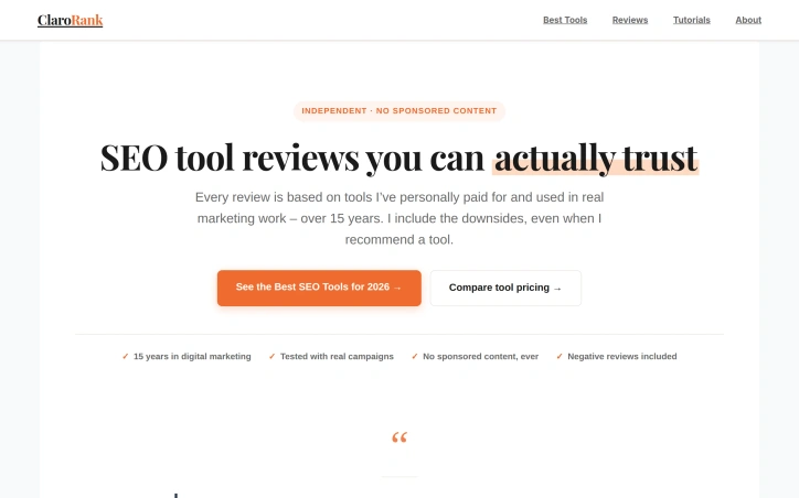 Preview of ClaroRank