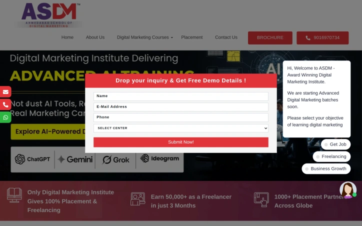 Preview of ASDM - Digital Marketing Course in Ahmedabad