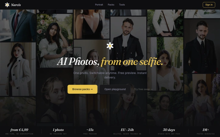 Preview of Narcis - AI Photos