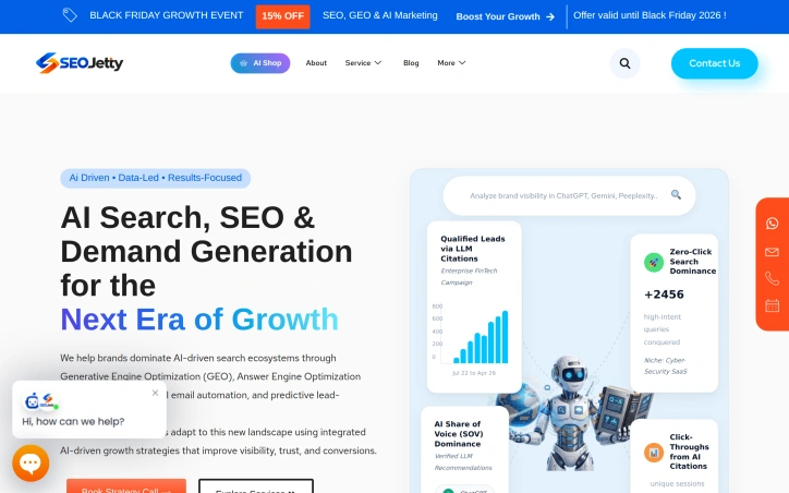 Preview of SEO Jetty - A Hir Infotech Company