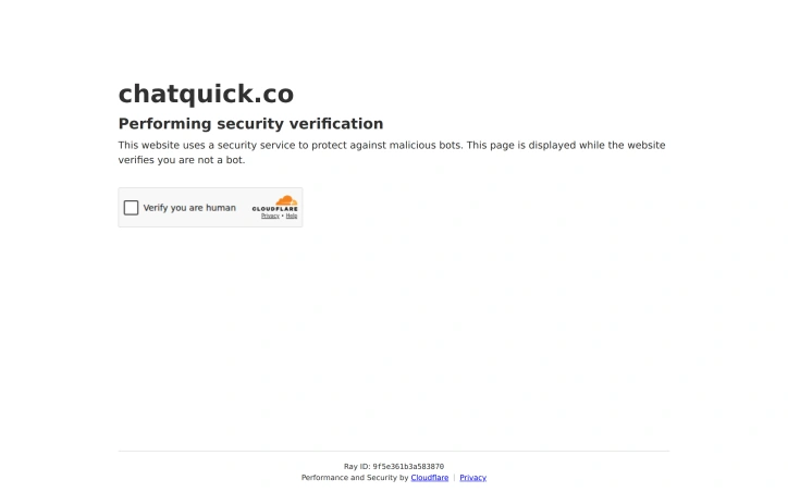Chatquick AI preview
