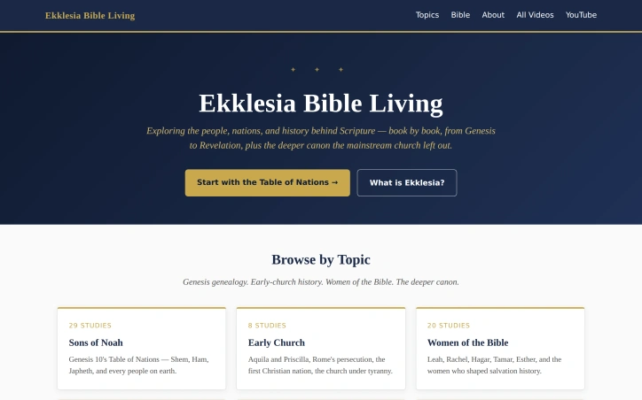 Preview of Ekklesia Bible