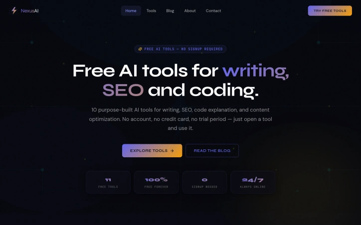 Preview of NexusAI