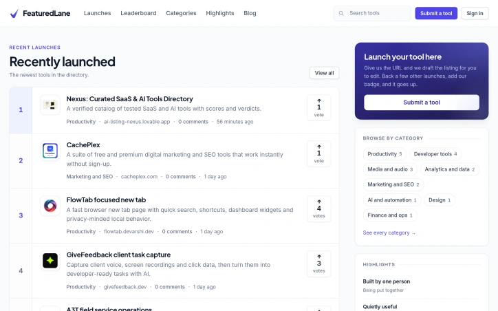 Preview of FeaturedLane