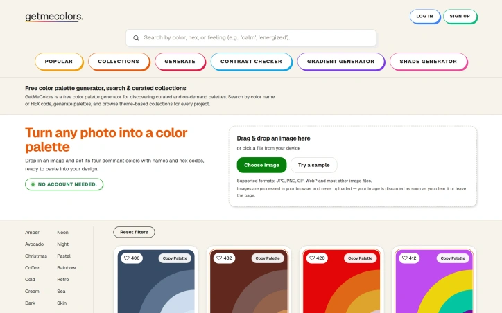 Preview of GetMeColors