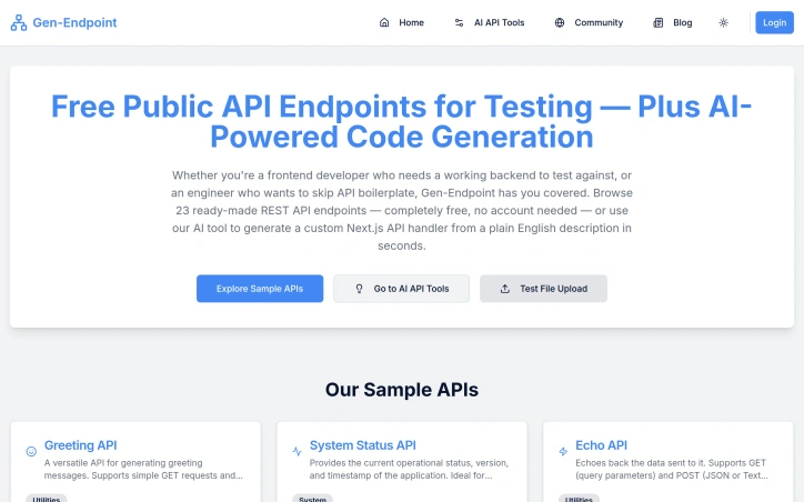 Preview of Gen-Endpoint