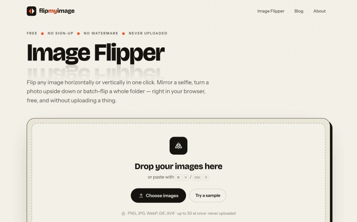 Preview of Image Flipper