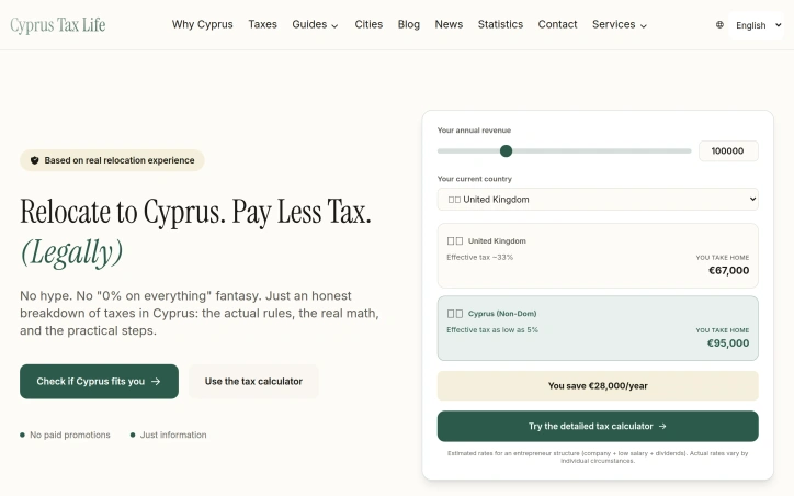 Preview of Cyprus Tax Life