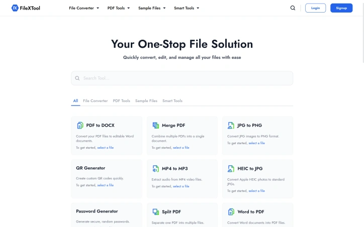 Preview of FileXTool