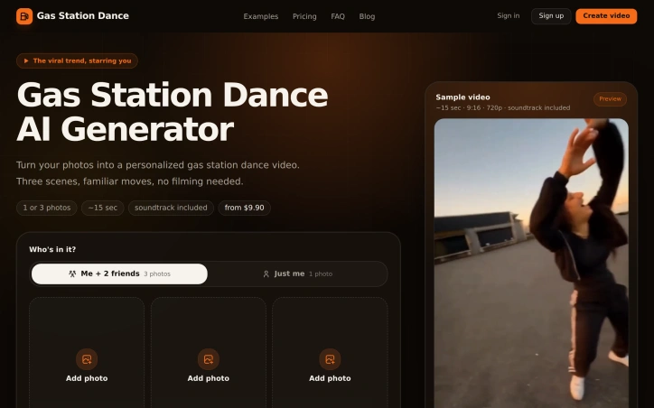 Preview of Gas Station Dance AI
