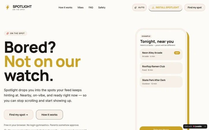 Preview of Spotlight