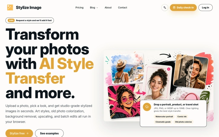Preview of Stylize Image