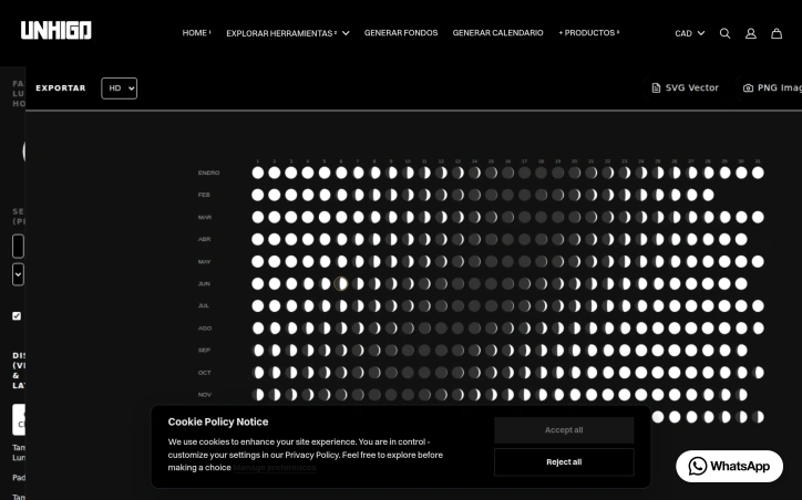 Preview of Lunar Phase Editor