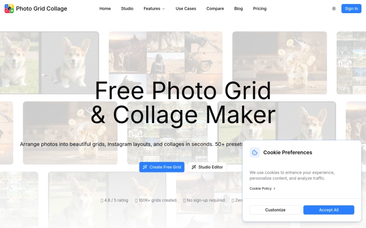 Preview of Photo Grid Collage