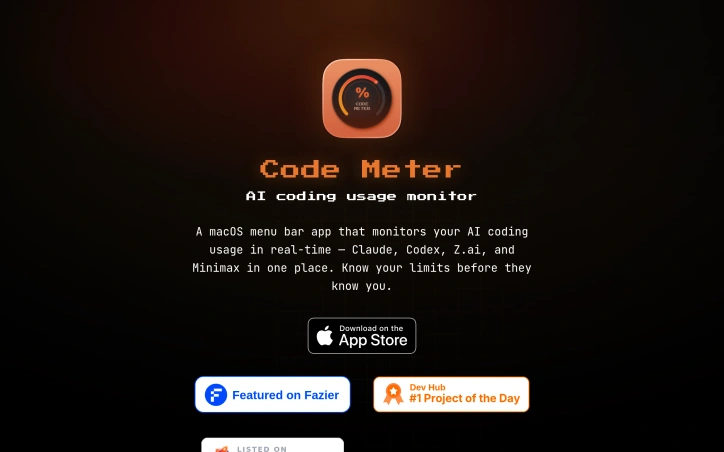 Preview of Code Meter