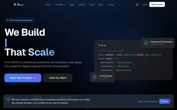 GM Sunshine - Premium Web Development & AI Solutions preview
