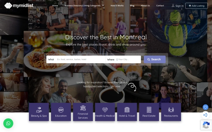 Preview of Middle East Business Directory | Free Yellow Pages UAE, KSA, Qatar, Bahrain - MyMidlist
