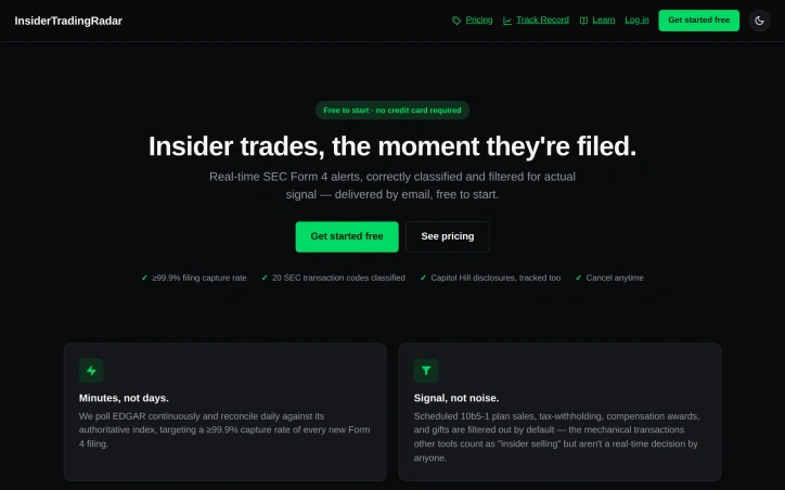 Preview of InsiderTradingRadar