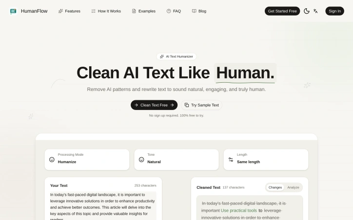 Preview of HumanFlow