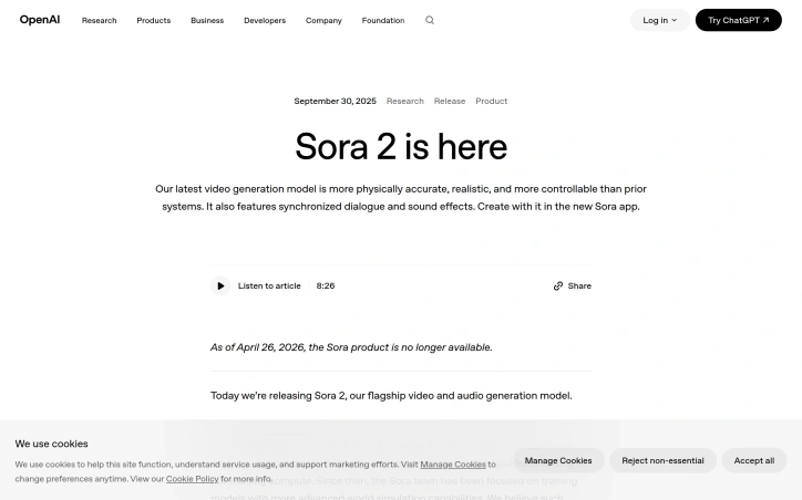 Sora 2 preview