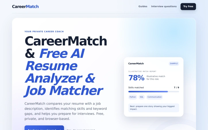 Preview of CareerMatch